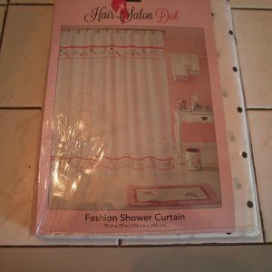 Fashion Shower Curtain Hair Salon Dot theme  NEW